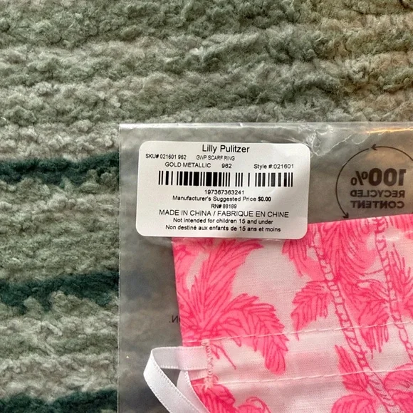 🆕 Lilly Pulitzer scarf ring - Picture 5 of 5